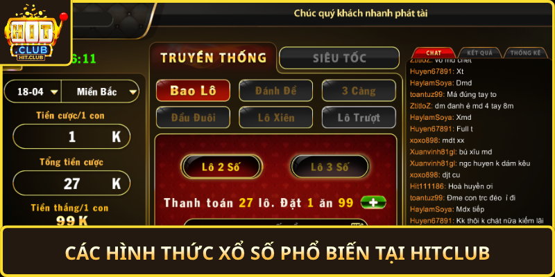 Cac Hinh Thuc Xo So Pho Bien Tai Hitclub