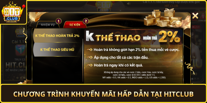 Chuong Trinh Khuyen Mai Hap Dan Tai Hitclub