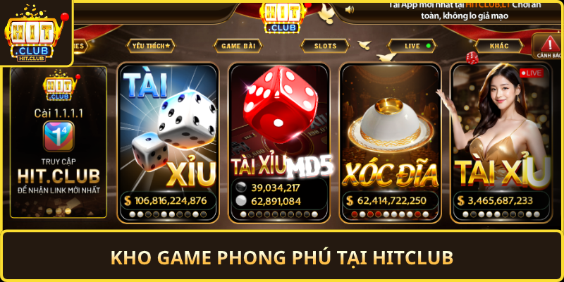 Kho Game Phong Phu Tai Hitclub