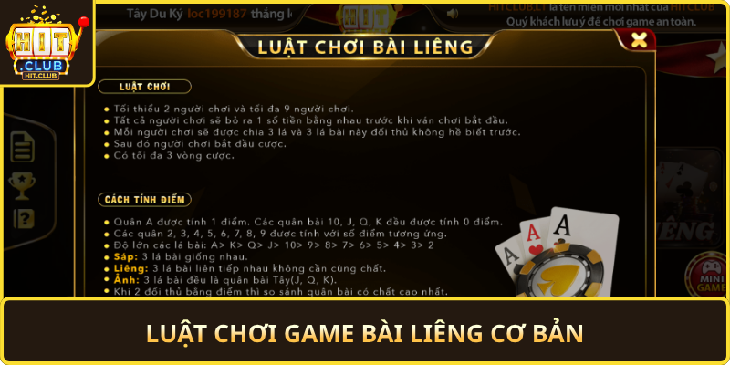 Luat Choi Game Bai Lieng Co Ban