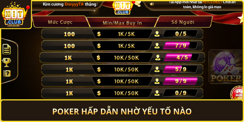Poker Hap Dan Nho Yeu To Nao