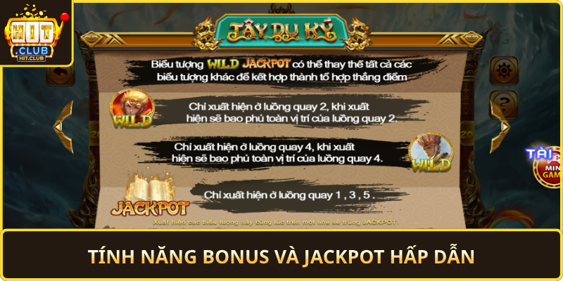 Tinh Nang Bonus Va Jackpot Hap Dan